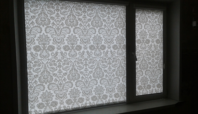 Рулонные шторы Юни2 с тканью Толедо белый